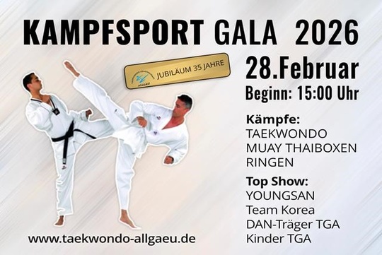 5. TGA Kampfsport Gala 2026